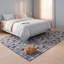 Tapis Cadogan moderne à motif mosaïque mouchetée abstraite, bleu marine, turquoise, gris, crème et rose, lavable à la machine, antidérapant, à poils courts, pour l'intérieur et l'extérieur, adapté aux animaux domestiques, idéal pour le salon, la chambre, la salle à manger, l'entrée, le couloir ou le bureau.-424659494