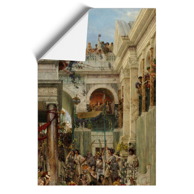 Spring by Lawrence Alma-Tadema - Unframed Painting, 42cm H x 30cm W x 0.1cm D