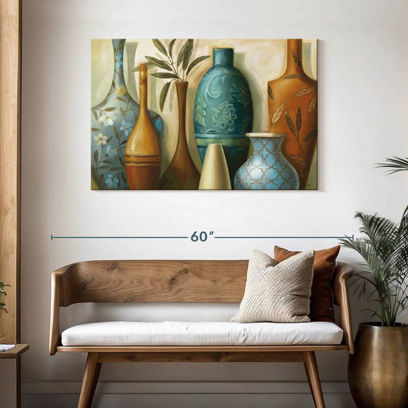 Senne Blue Morocco, 30" H x 45" W