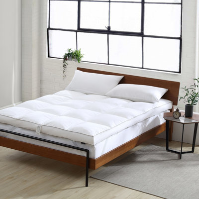 Surmatelas en duvet d'oie 4 pouces