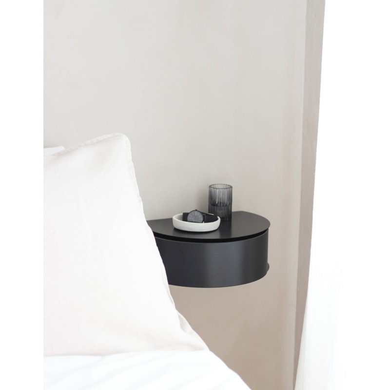 Wallie Wall Drawer, Black