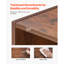 Bibliothèque étroite à 5 niveaux, bibliothèque ouverte en bois de 53 po avec tablette réglable en hauteur, grande bibliothèque autoportante à plancher de rangement pour bibliothèque, chambre à coucher, salon, bureau, brun