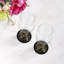 Leopard Seeing Double Evergreen Vegan Leather Round Coasters-106731601
