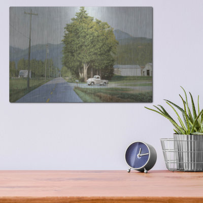 Luxe Metal Art 'Going To Town 2' by Wellington Studio Metal Wall Art