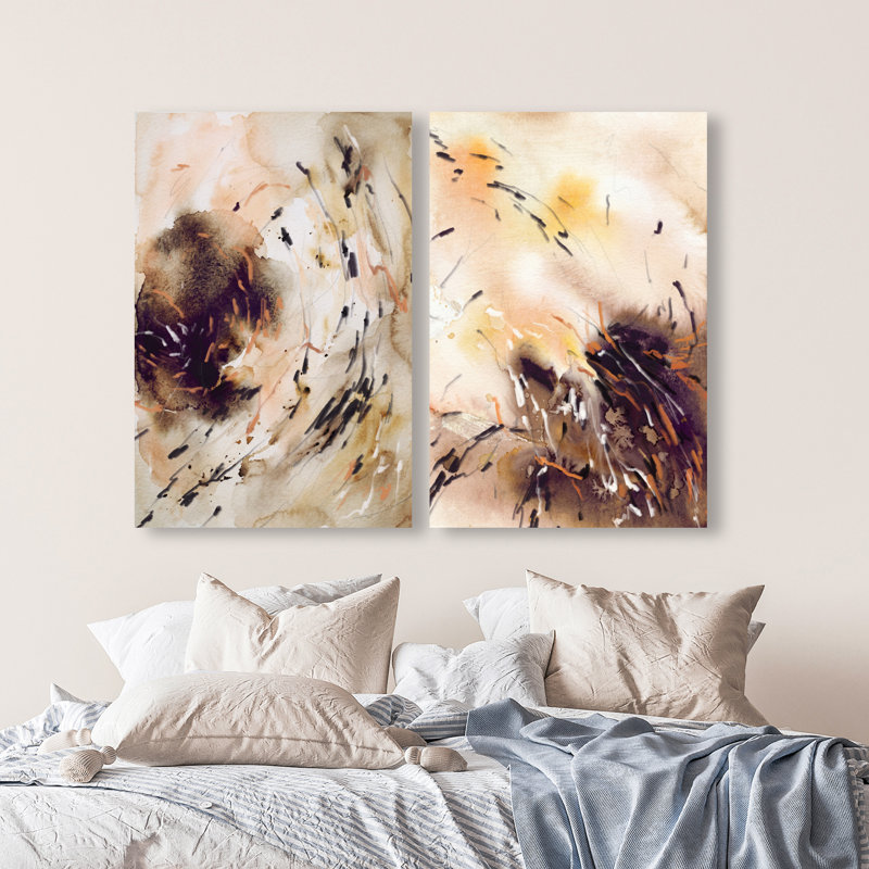 Floating Autumn Set Set by Oliver Gal, 30"H x 20"W, Gallery Wrapped