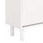 Étagère à chaussures blanche avec 3 tiroirs rabattables, armoire à grain de bois et tablette réglable-243337065
