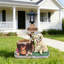 Statue de jardin Labrador