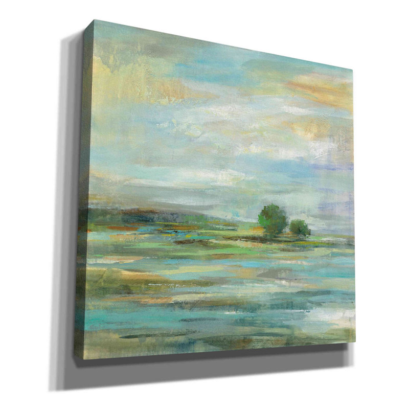 «Spring» par Silvia Vassileva, art mural sur toile, H 37 po x l 37 po x P 1,5 po