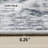 Oriental Inspired Vintage Machine Washable Area Rug with Non-Slip Backing for High Traffic Area, Living Room, Bed Room, Kitchen, Hallway, Entryway Rug-1283045180-1100119458