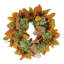 26" Fall Wreath with Hydrangeas and Leaves