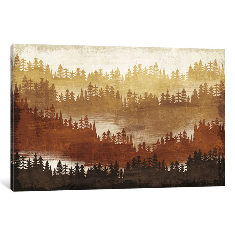 «Mountainscape IV» par Michael Mullan - reproduction, H 40 po x l 60 po x P 1,5 po, Pas de tapis, Toile tendue