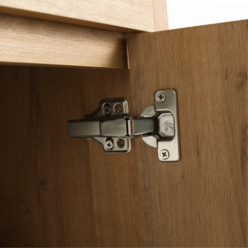 Meuble-lavabo autoportant 36 po et 2 portes d'armoire à fermeture en douceur ((KD-PACKING)