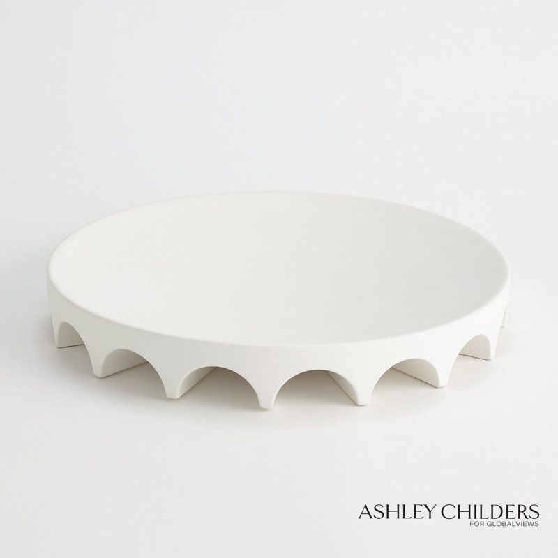 Arches Tabletop Pedestal, 2.50" H x 18.25" W x 18.25" D