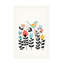 «Folk Art Garden» par Annie Bailey Art - impression sur toile tendue-1850828385