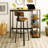 Coralia Counter Stool with Metal Frame