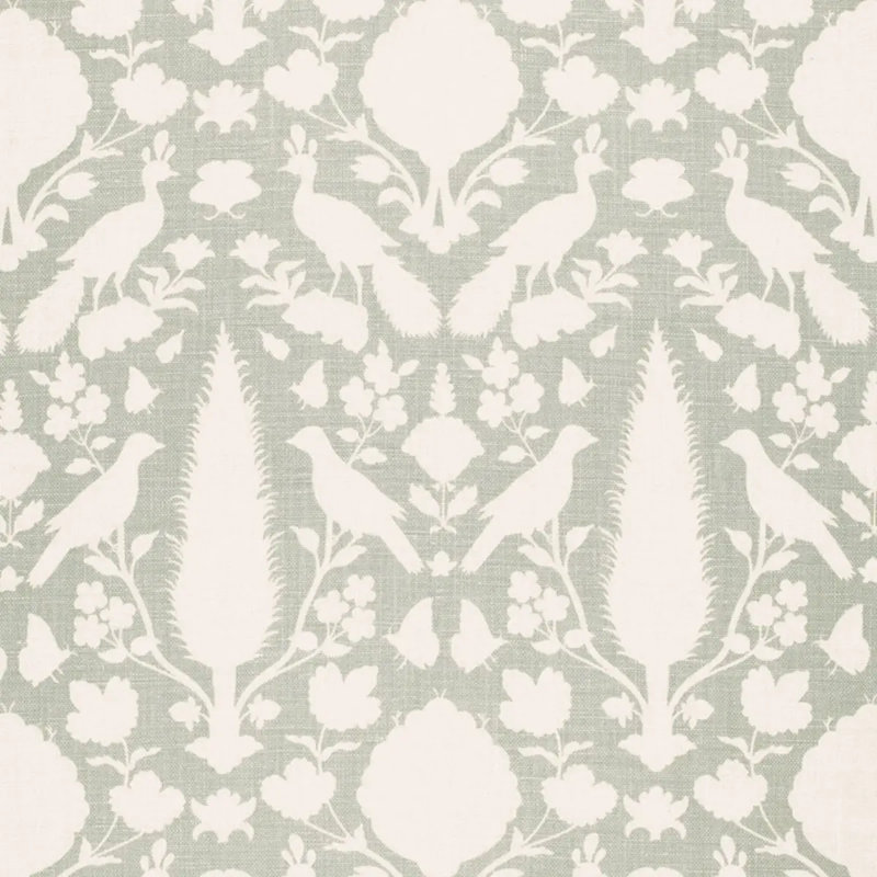 Chenonceau Fabric, Aquamarine