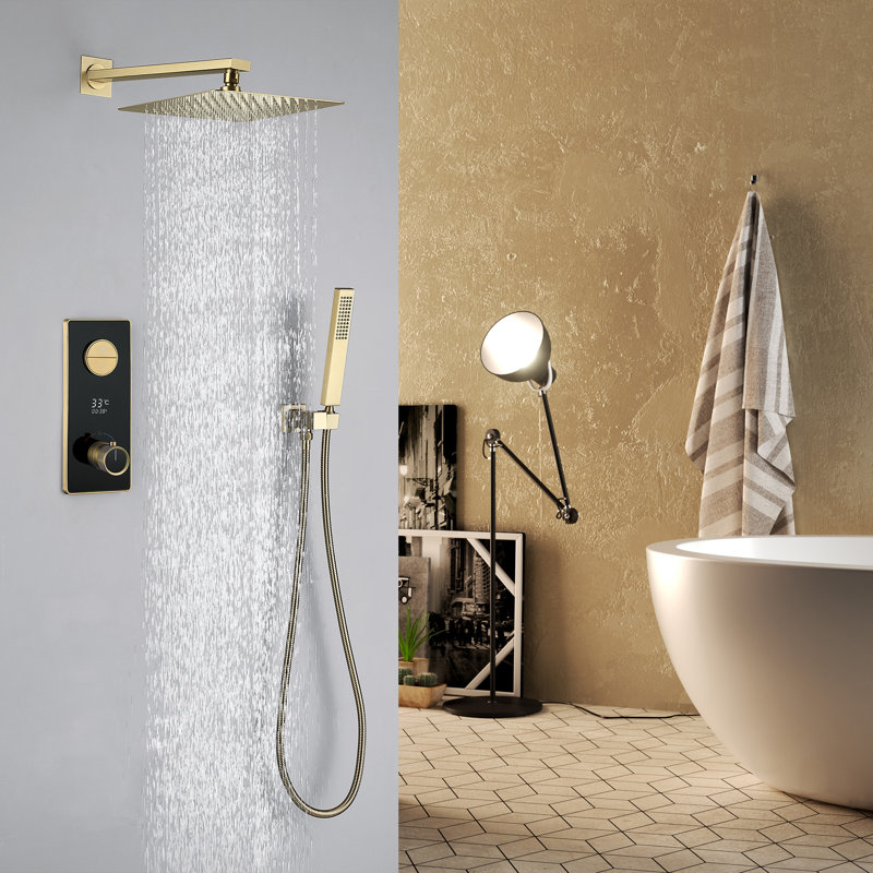 Complete Shower System with Rough in-Valve