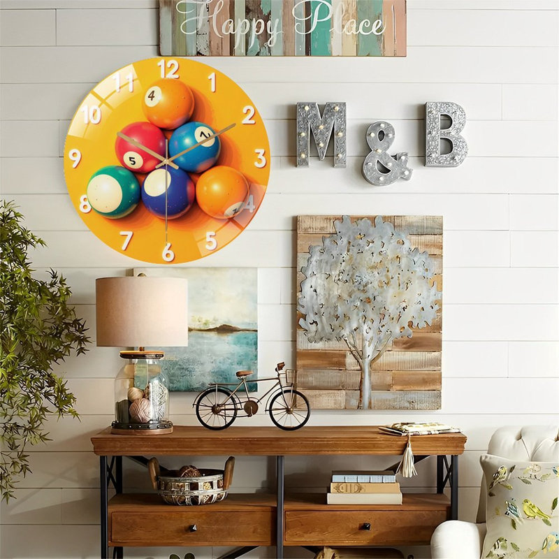Horloge murale 12 po