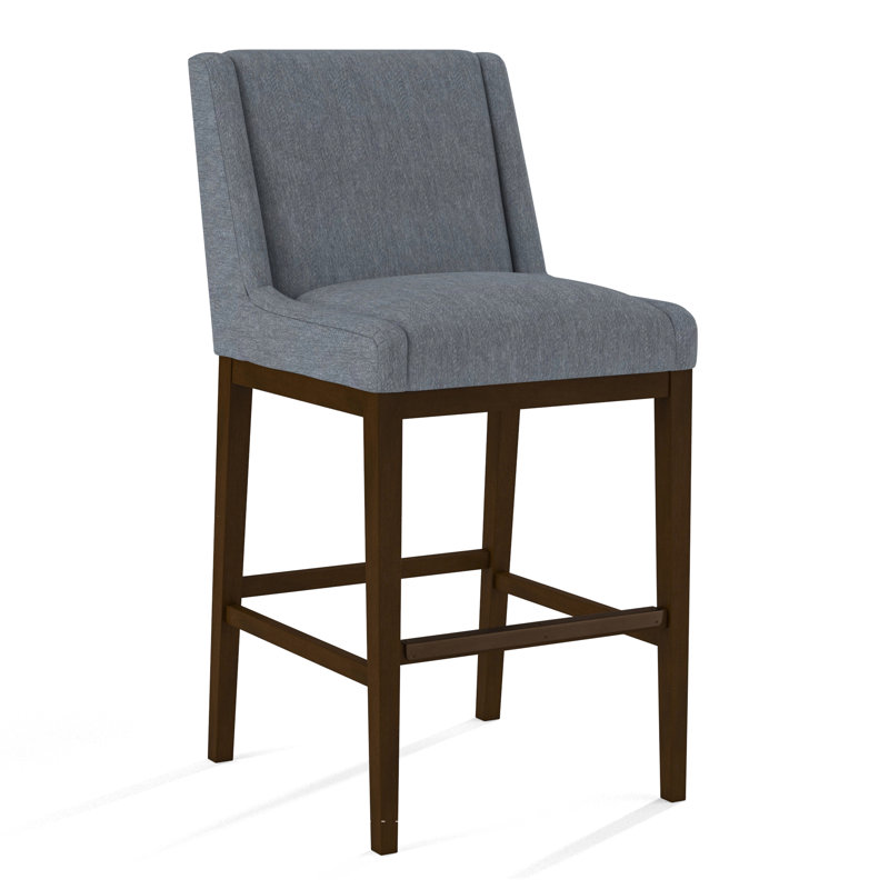 Upholstered Stool, 61606-88, Pecan