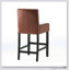 Tabouret de comptoir pivotant à hauteur réglable avec capitonnage à losanges et grande base pour plus de stabilité et de confort-767532716