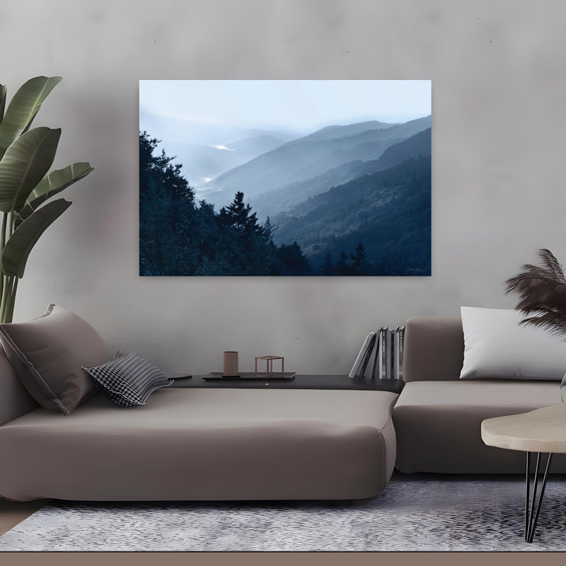 Art contemporain, paysage abstrait, New retrouvé, H 48 po x l 32 po