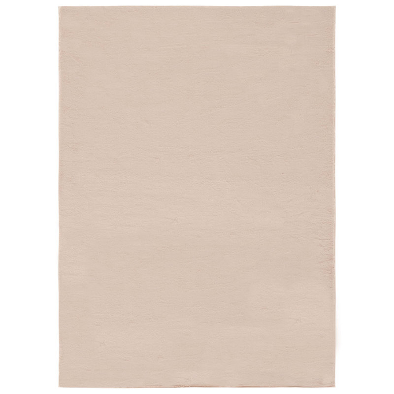 Tapis uni de couleur unie fabriqué à la machine en brun, Rectangle 5 pi x 7 pi