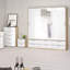 Norberto 3 Door Manufactured Wood Wardrobe