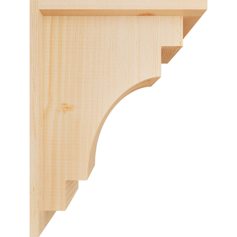 Corbeau méditerranéen avec contre-plaque, H 16 po x l 7,5 po x P 12 po, Sapin de Douglas, Lisse