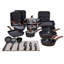 30 - Piece Non-Stick Aluminum Cookware Set-184854092
