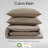 Calvin Klein Organic Earth Solid Cotton Duvet Cover Set-93507478-93507477
