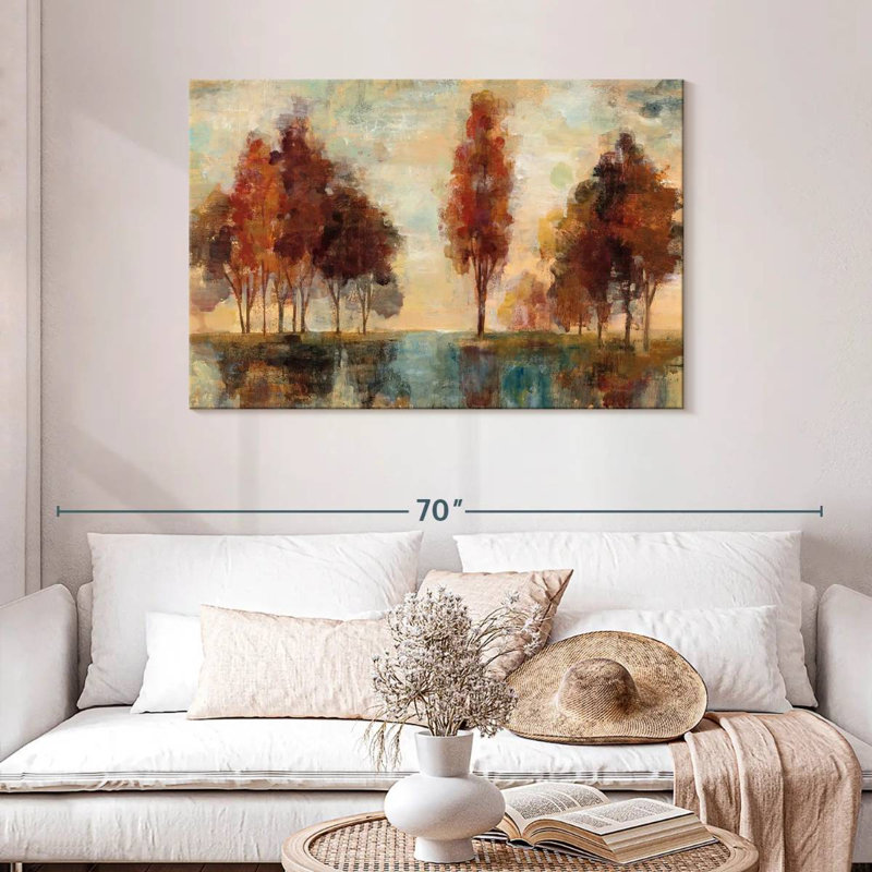 Avery Field And Forest II, 30" H x 45" W