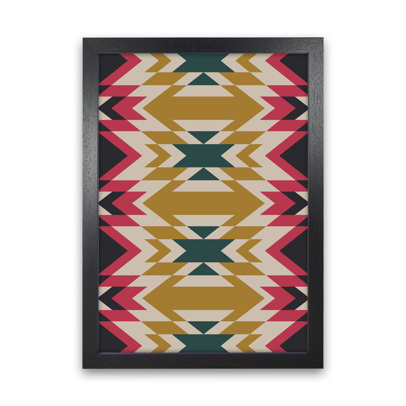 Navajos Print No 2 - Print, Black Framed, 88cm H x 64cm W x 3cm D