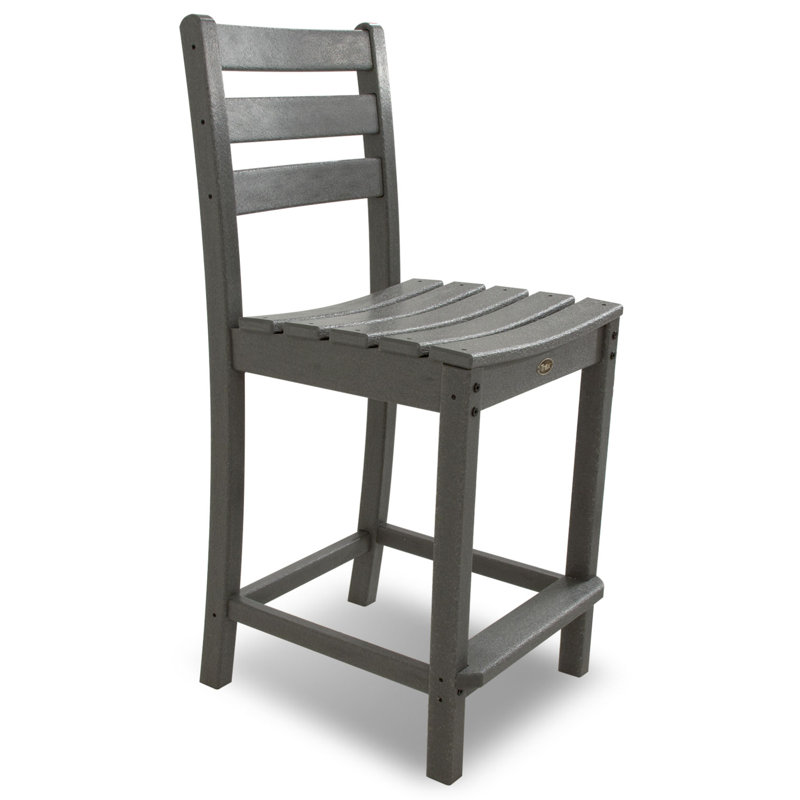 Chaise d'appoint de comptoir POLYWOOD Monterey Bay, Dalle de pierre
