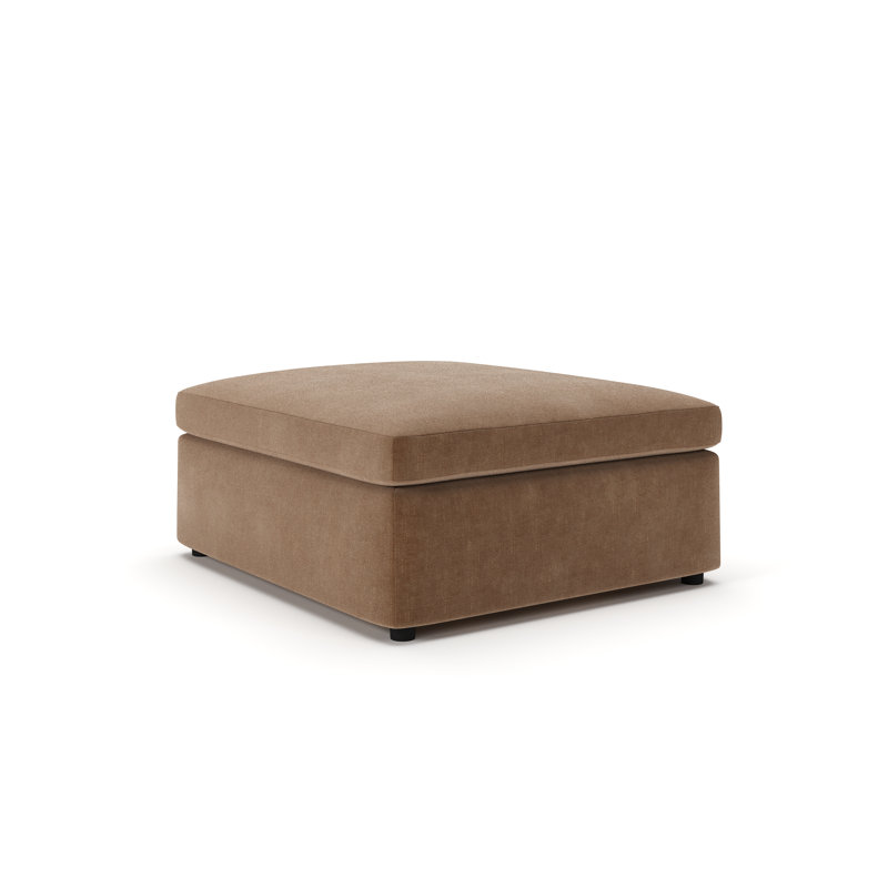 Essex Modular Sectional Ottoman and a Half, Andrew Cognac