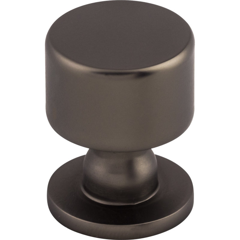 Lily Round Cabinet Knob, Ash Gray, 1" Knob Diameter