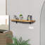 Irregular Wood Floating Shelf
