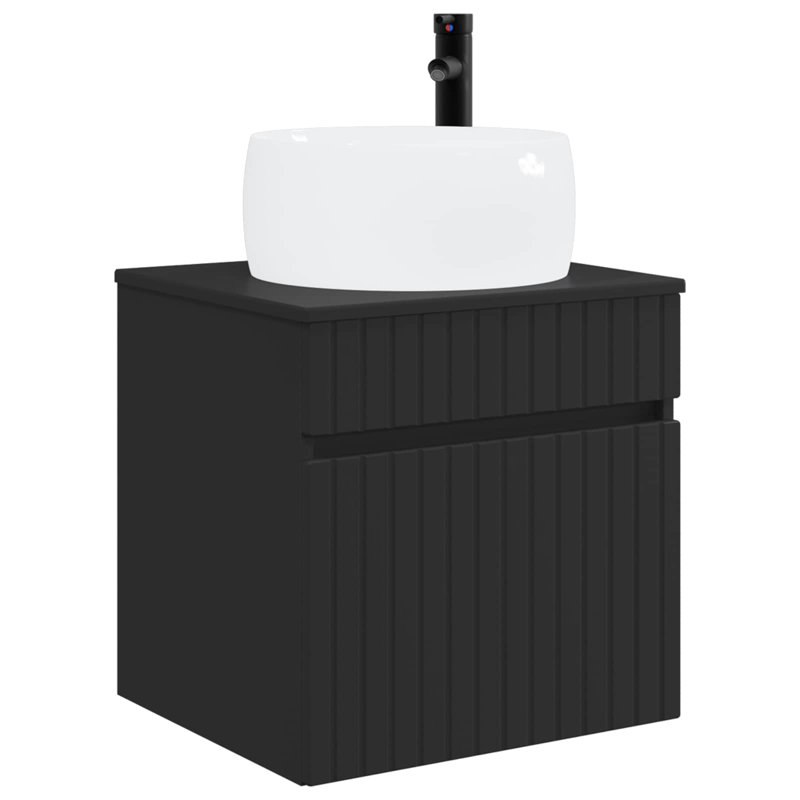 490 mm Bathroom Vanity, Black