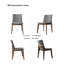 Chaise de salle à manger à dossier simple-1167133043