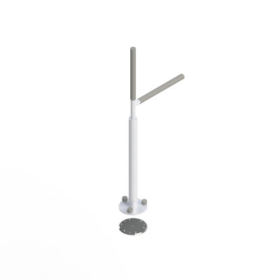 HEALTHCRAFT Advantage Rail Bariatric Portable: Poteau de support fixé au sol et amovible