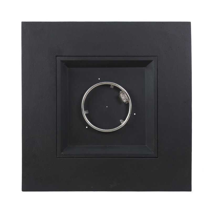 50 000 BTU SQUARE MGO FIRE TABLE TANK OUTSIDE, Dark Gray