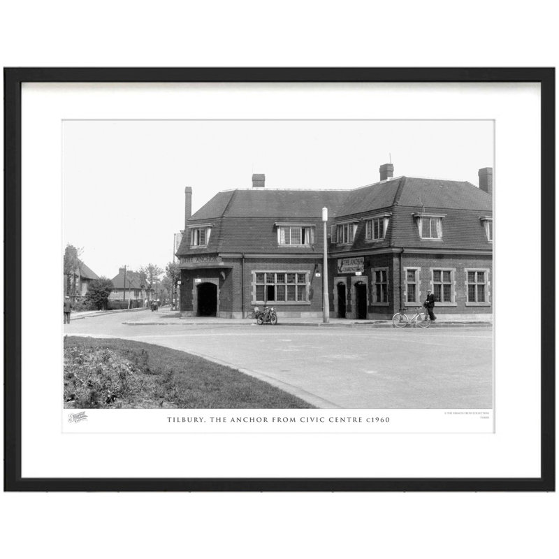 Tilbury, The Anchor From Civic Centre C1960 by Francis Frith - Single Picture Frame Print, 60cm H x 80cm W x 2.3cm D
