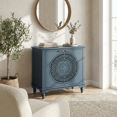 Armoire décorative creuse à deux portes avec buffet décoratif et rangement pour l'entrée, le salon ou la chambre à coucher