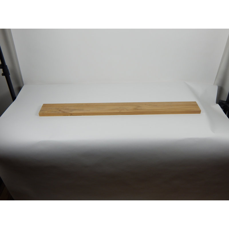 Garniture latérale de terrasse teck, H 0,88 po x l 4 po x P 36 po