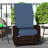 Reclining Patio Lounge Chairs, Rattan Steel Swivel Modern Patio Seating