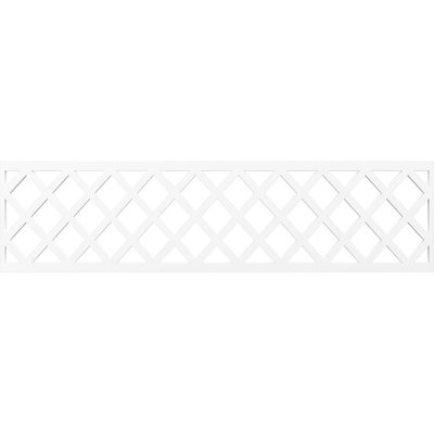47"W x 12"H x 3/8"T Manchester Fretwork Moulding, Architectural Grade PVC