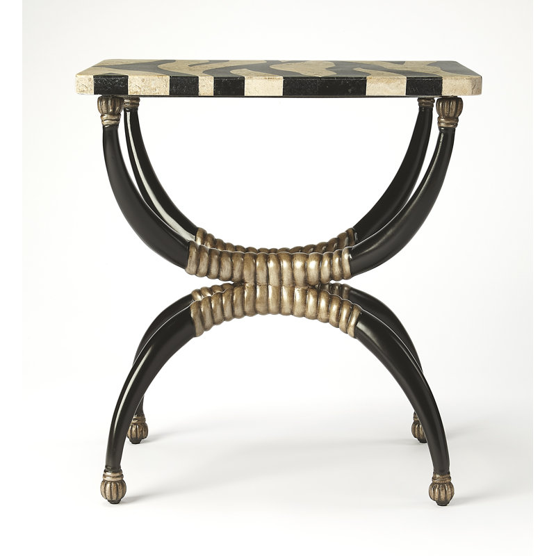 Burundi Rectangular Stone Side Table
