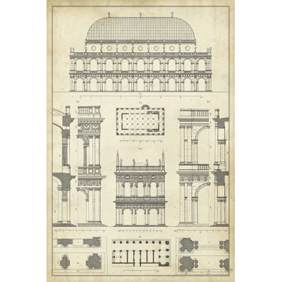 Plan vintage des architectes IV