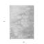 Tapis intérieur lavable abstrait 9 pi x 12 pi gris argenté