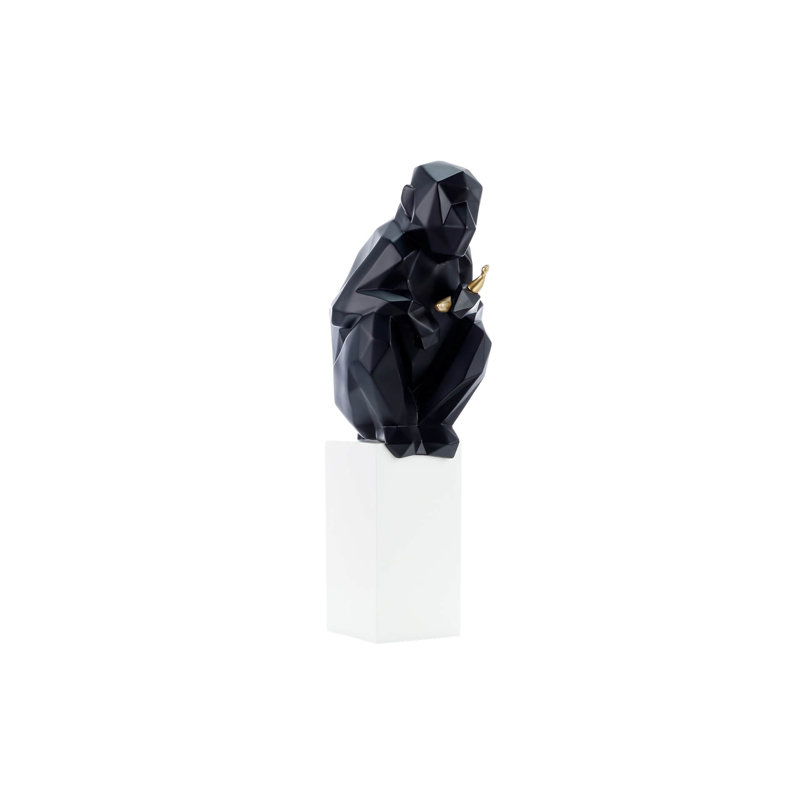 Sculpture Travel in the Jungle, Black