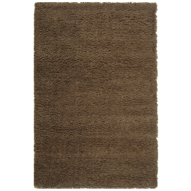 Cannell Classic Shag Hand Tufted Performance Solid Color Rug, Rectangle 2' x 3'